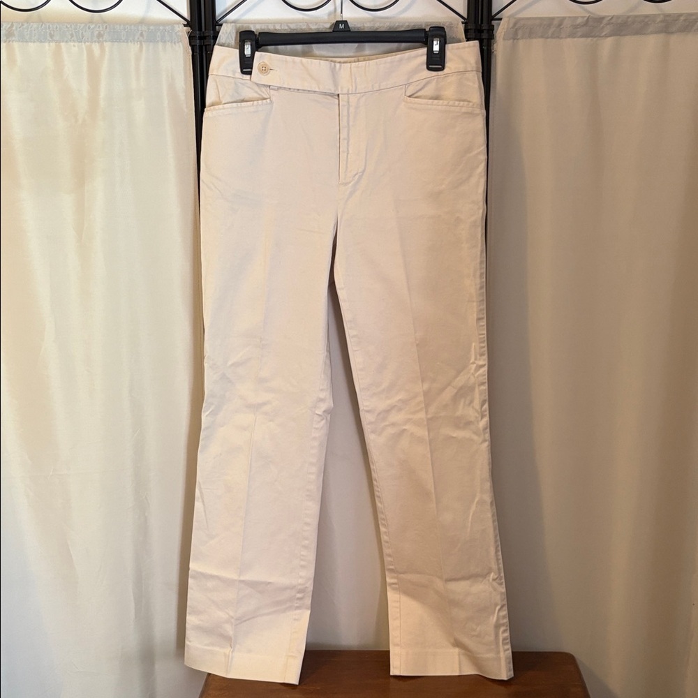 Ralph Lauren Petite Cream Pants